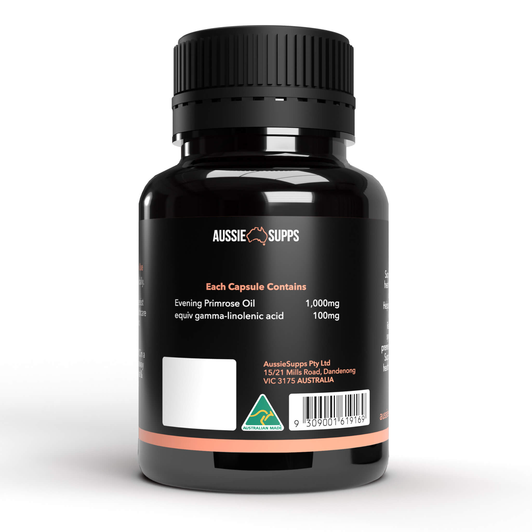 AussieSupps Evening Primrose Oil 1000