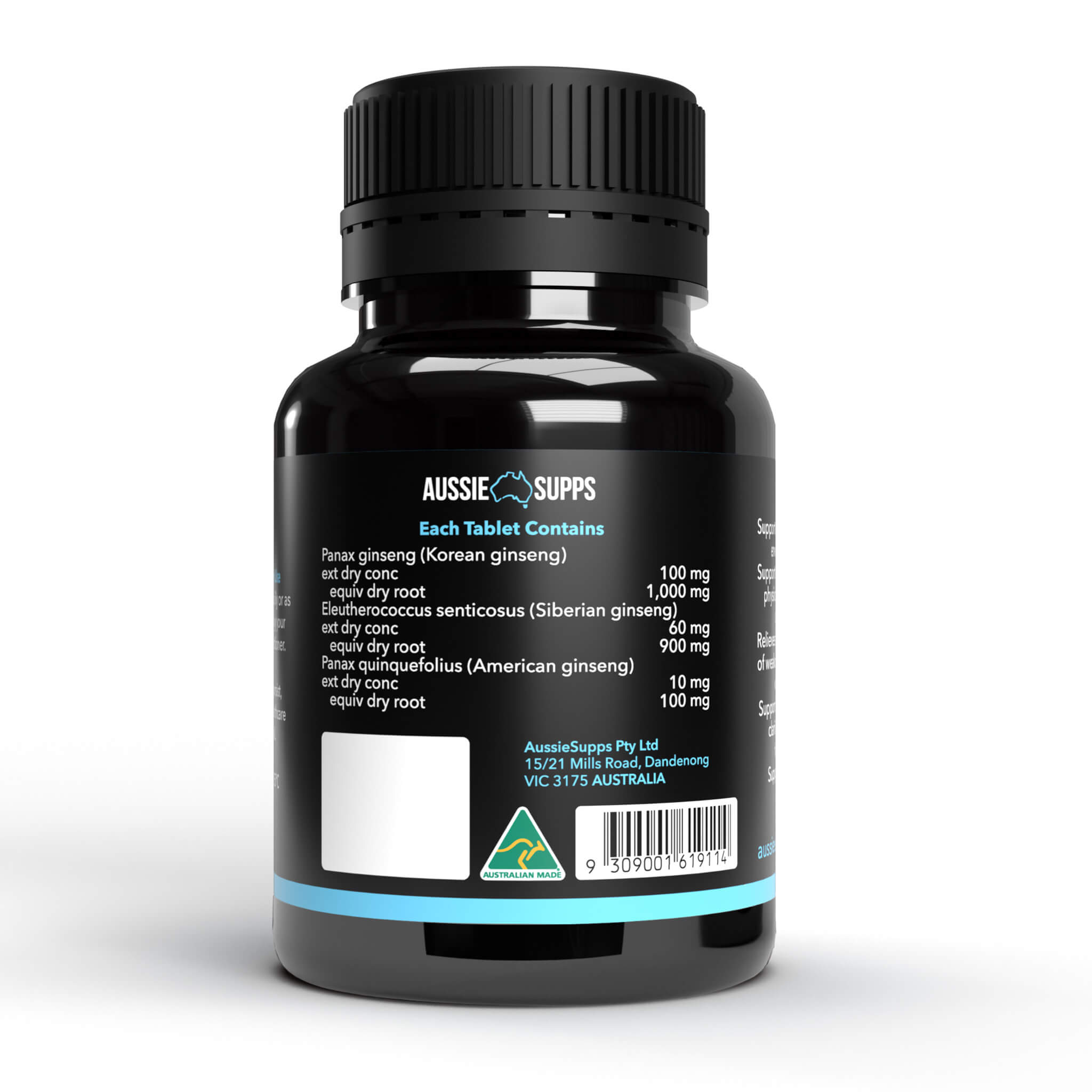 AussieSupps Ginseng Energy 2000