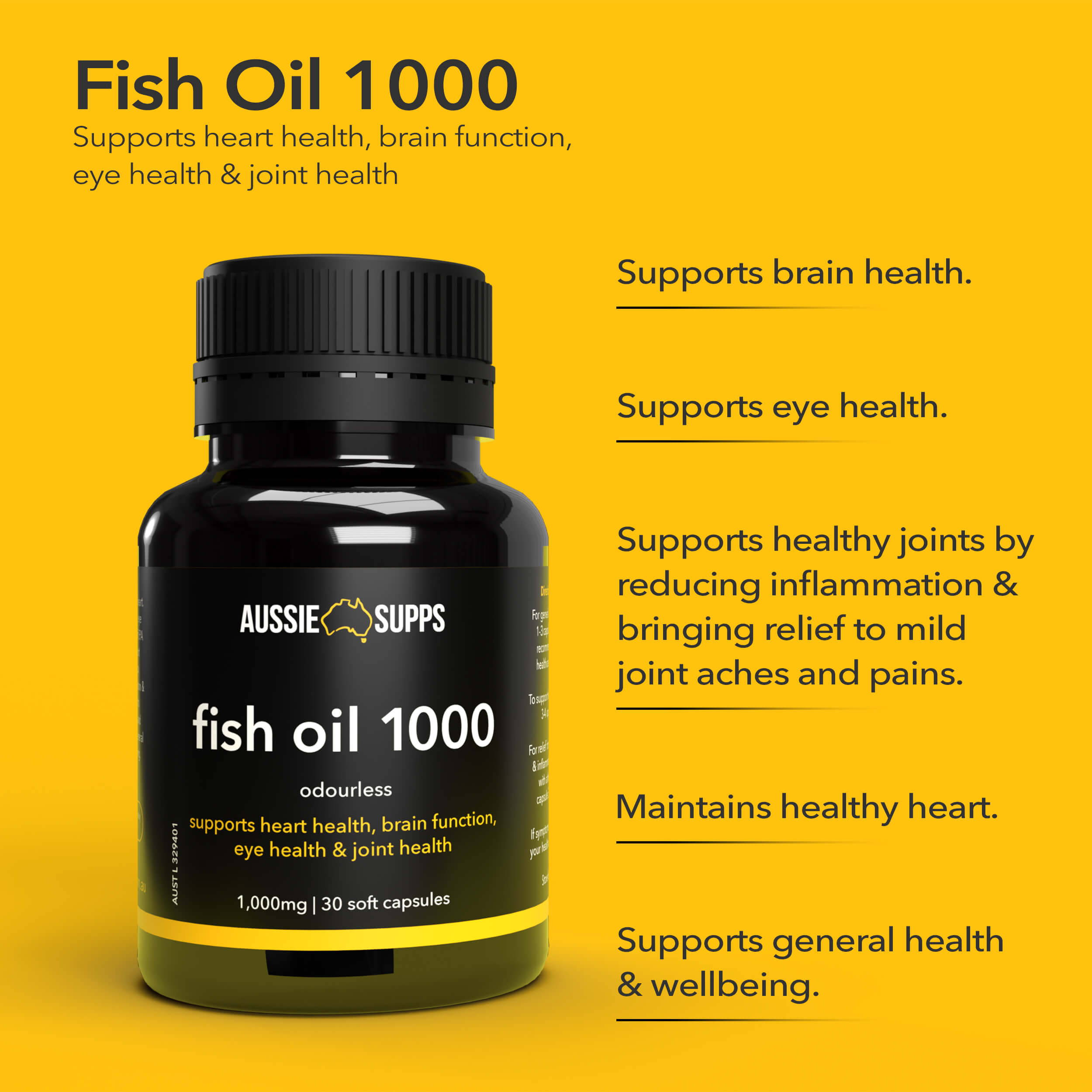 AussieSupps Fish Oil 1000