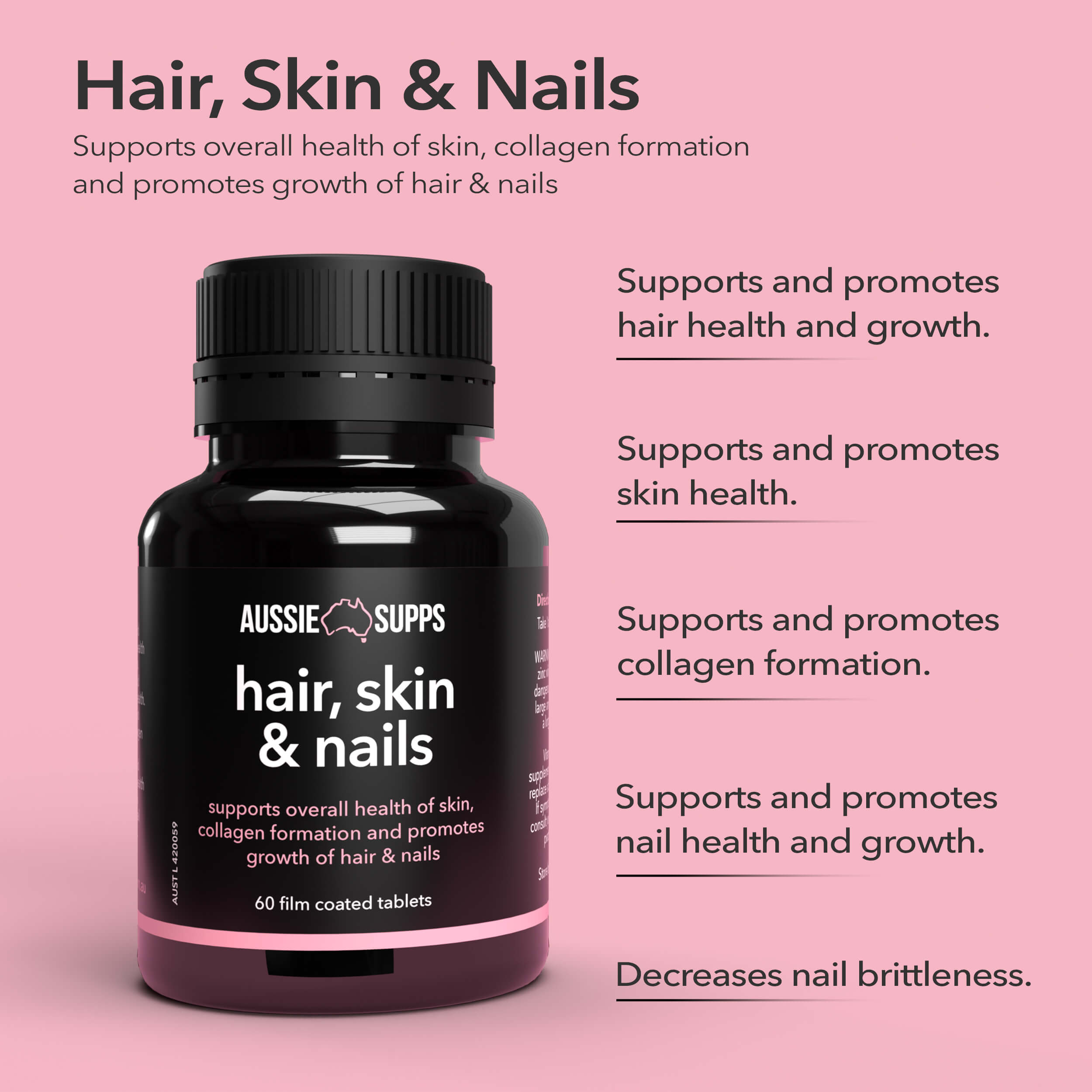 AussieSupps Hair, Skin and Nails